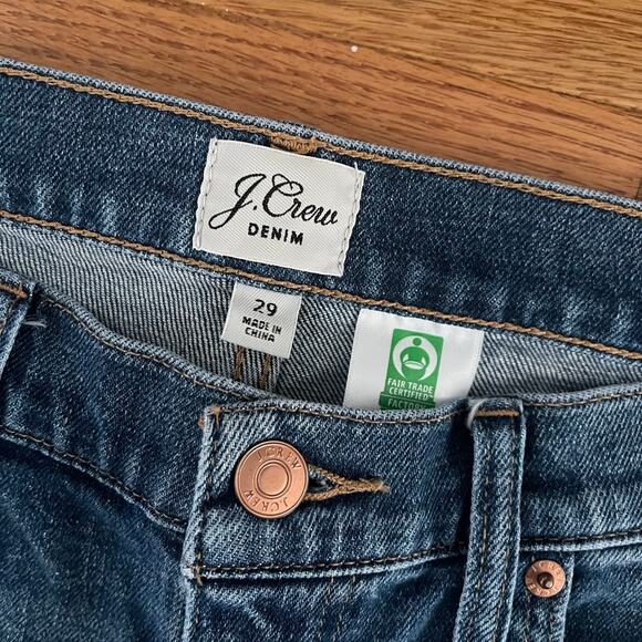 J. Crew Slim Boyfriend Jeans Womens 29 Blue Casual Denim Minimalist Classic - Picture 3 of 8